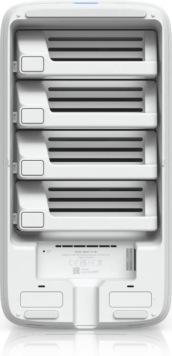 Ubiquiti UNAS 4 weiß, 4GB RAM, 1x RJ-45 2.5GBase-T, 1x USB-C 3.0