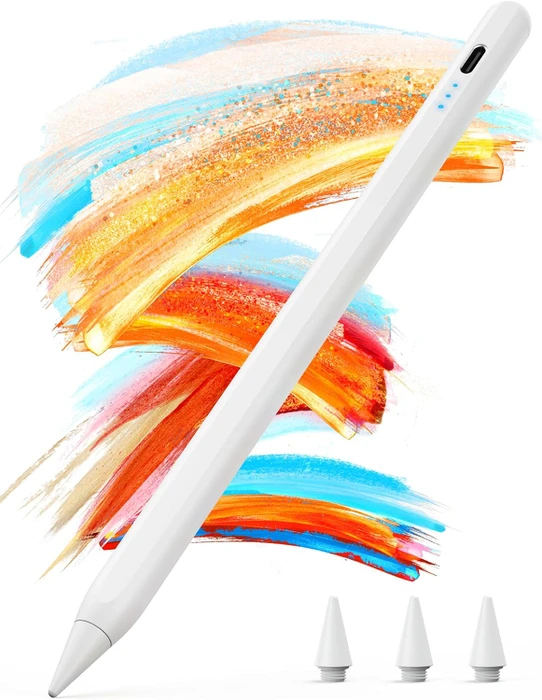 Kingone Stylus Pen Stift für iPad 2018-2026, weiß, USB-C