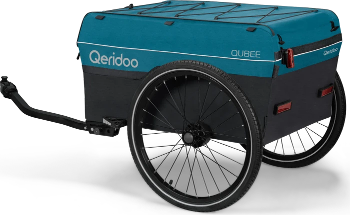 Qeridoo Qubee Fahrradanhänger petrol (Modell 2023)