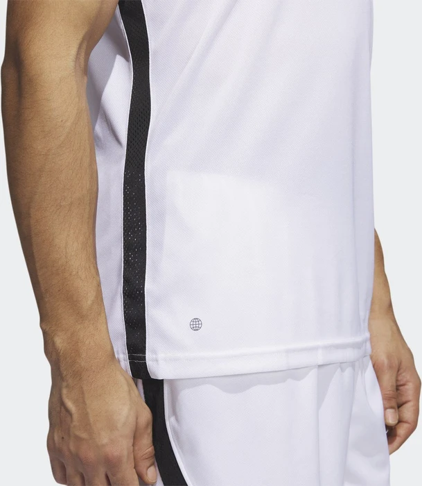 adidas Icon Squad Trikot ärmellos weiß/schwarz (Herren)