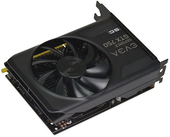 EVGA GeForce GTX 750 Superclocked, 1GB GDDR5, DVI, HDMI, DP
