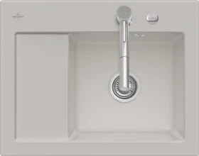Villeroy & Boch Subway 45 Compact Einbau Becken rechts mit Ablauffernbedienung steam