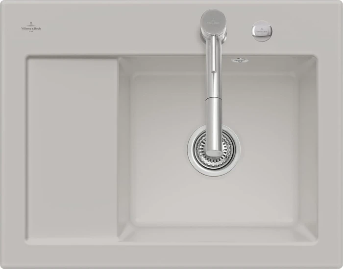 Villeroy & Boch Subway 45 Compact Einbau Becken rechts mit Ablauffernbedienung steam