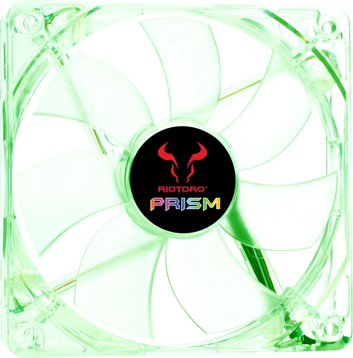 Riotoro Prism RGB Fan, LED-Steuerung, Lüftersteuerung, 120mm, 2er-Pack