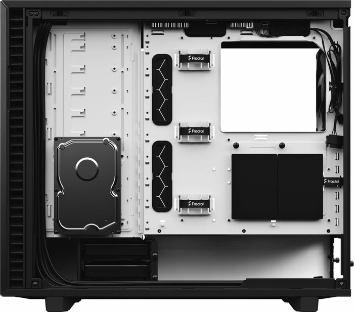 Fractal Design Define 7 Black/White TG Clear Tint, Glasfenster, schallgedämmt