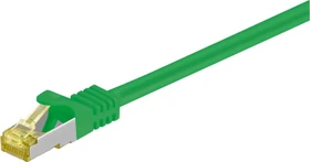 goobay Patchkabel, Cat7/Cat6a, S/FTP, RJ-45/RJ-45, 1m, grün
