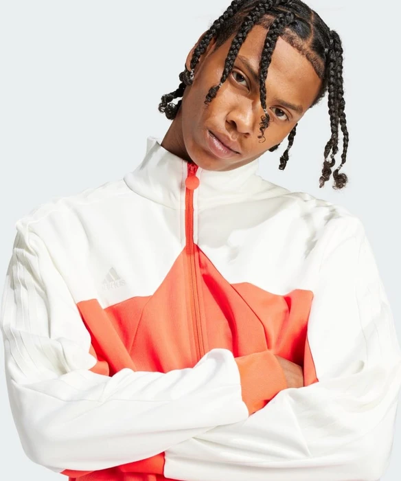 adidas Tiro Trainingsjacke off white/bright red (Herren)