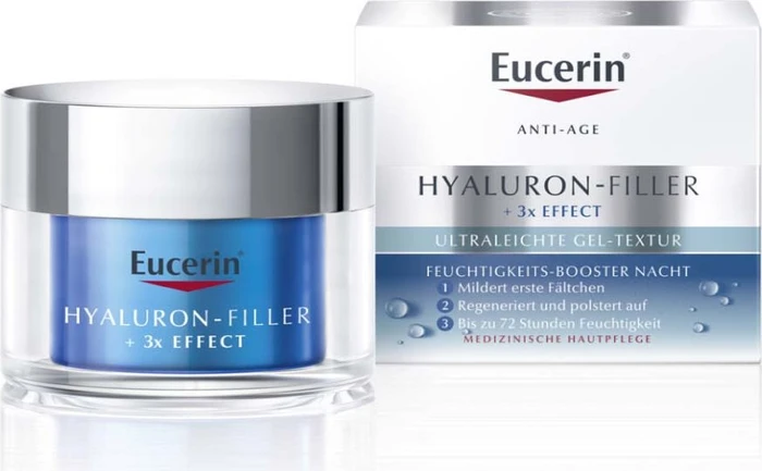Eucerin Anti-Age Hyaluron-Filler + 3x Effect Feuchtigkeits-Booster-Nacht, 50ml