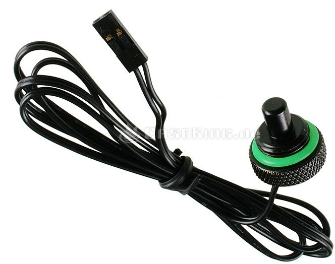 Bitspower 1/4" Temperatursensor matt schwarz