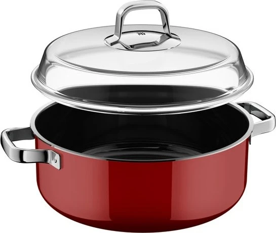 WMF Fusiontec Mineral Pro Schmortopf 28cm passion red