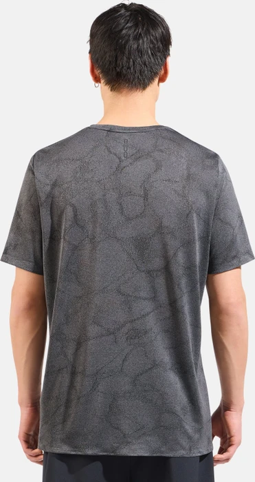 Odlo Zeroweight Engineered Chill-Tec Laufshirt kurzarm black melange (Herren)