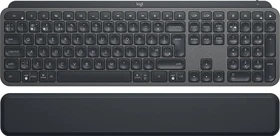 Logitech MX Keys Plus MX Palm Rest, schwarz, USB/Bluetooth, UK (920-009414)