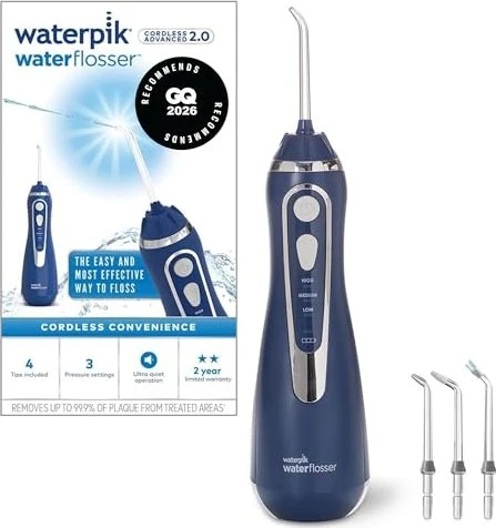 Waterpik WP-583 Cordless Advanced blau