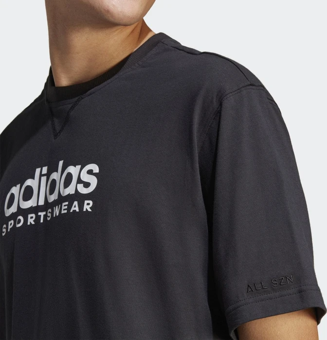 adidas ALL SZN Graphic T-Shirt kurzarm schwarz (Herren)