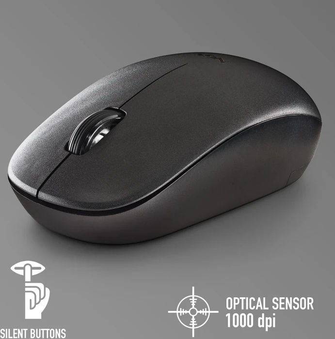 NGS Fog Pro Silent Wireless Mouse blau, USB