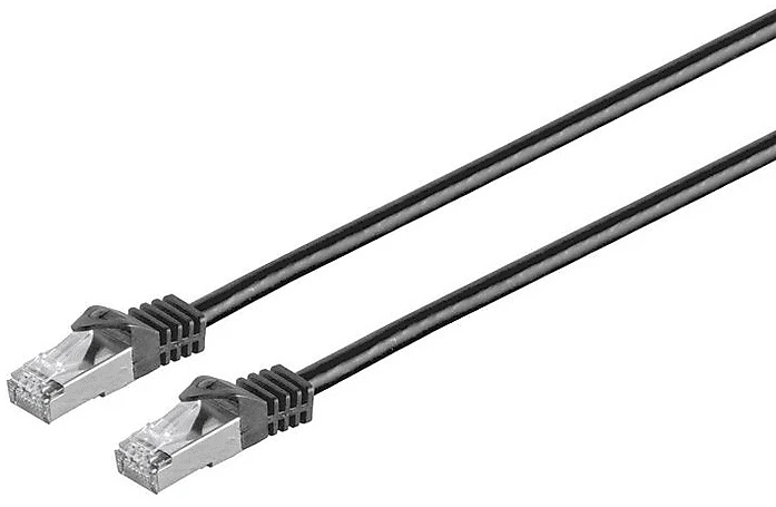 MicroConnect Patchkabel, Cat7/Cat6a, S/FTP, RJ-45/RJ-45, 20m, schwarz