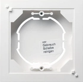 Gira Standard 55 Aufputz-Gehäuse 1fach flache Bauweise reinweiß glänzend