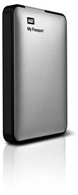 Western Digital WD My Passport silber 1TB, USB 3.0 Micro-B