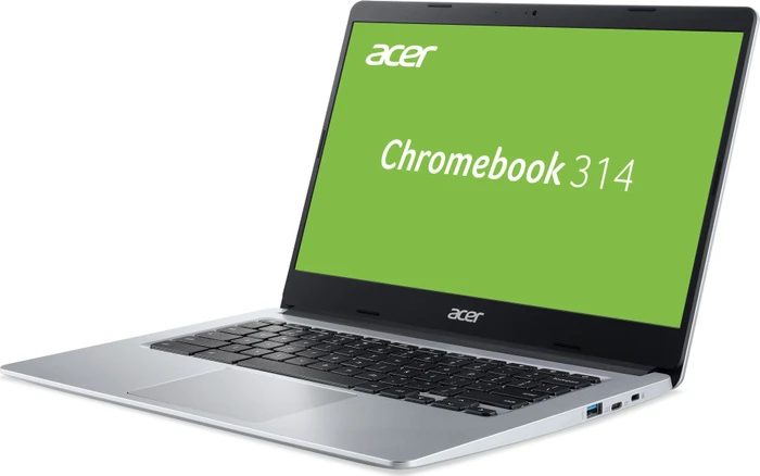 Acer Chromebook 14 CB314-1H-C2KX, silber, Celeron N4020, 4GB RAM, 64GB Flash, DE
