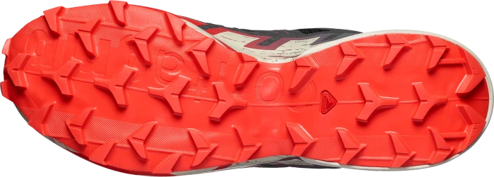 Salomon Speedcross 6 black/fiery red/almond milk (Herren)