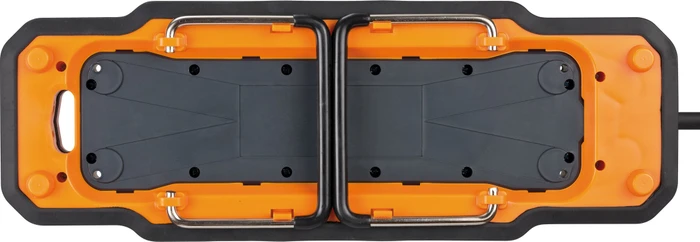 Brennenstuhl professionalLINE Steckdosen-Powerblock IP54, 4-fach, 8m, orange/anthrazit