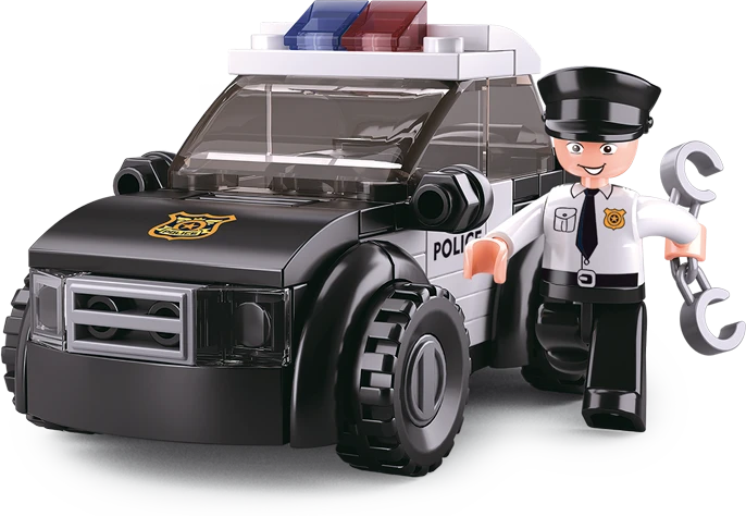 Sluban Police Streifenwagen