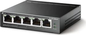 TP-Link TL-SF1000 Desktop Switch, 5x RJ-45, 34W PoE (TL-SF1005LP)