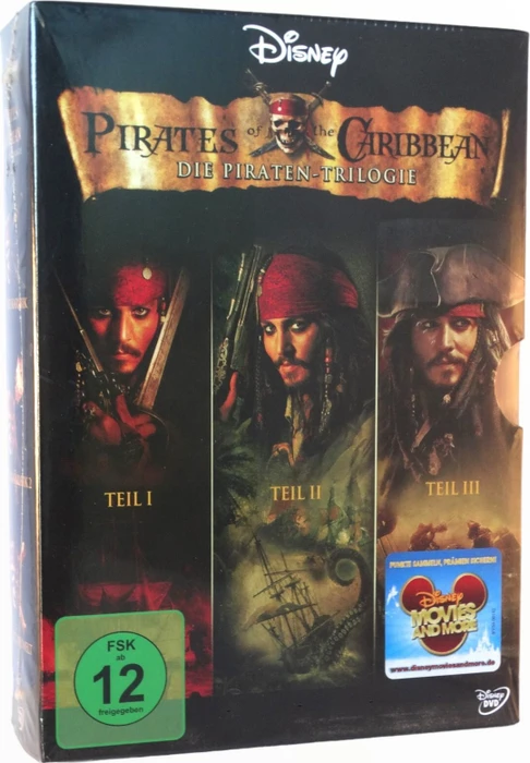 Fluch der Karibik Box (Filme 1-3) (DVD)
