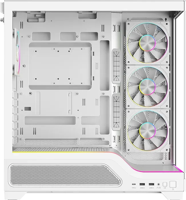 iTek Showbui Wave 82W White, Glasfenster