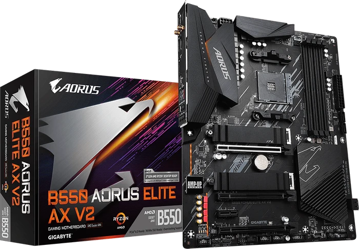 GIGABYTE B550 AORUS Elite AX V2 (Rev. 1.1) (AMD AM4)