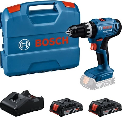 Bosch Professional GSB 18V-25 Akku-Schlagbohrschrauber inkl. Koffer + 2 Akkus 2.0Ah