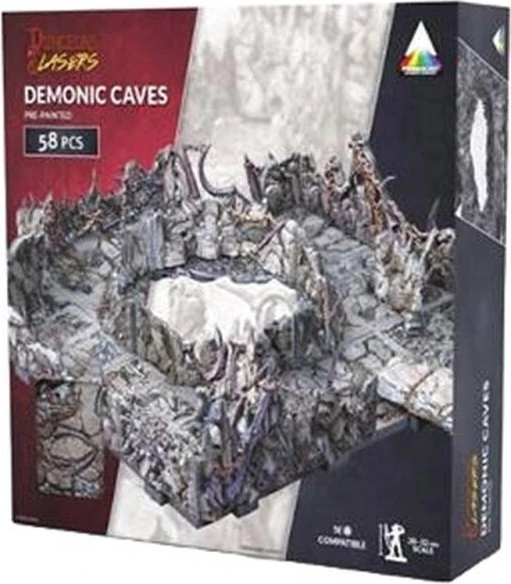 Dungeons & Lasers - Demonic Caves PrismaCast Pre-Painted Terrain