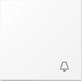 Jung Serie LS Wippe Symbol Klingel, schneeweiß matt
