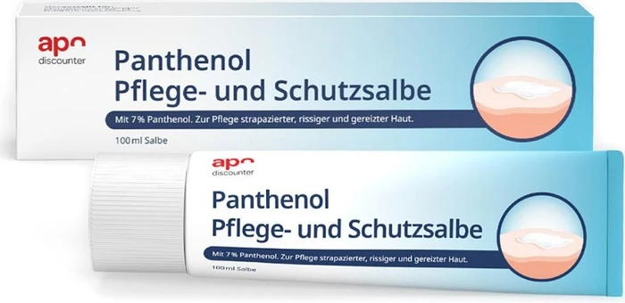 apo.com Group apodiscounter Panthenol Pflege- und Schutzsalbe, 100ml