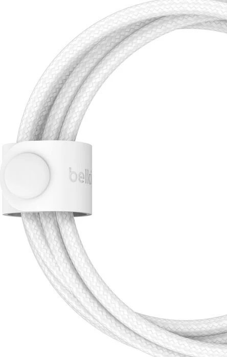 Belkin BoostCharge Pro 2-in-1-Kabel mit USB-C-Stecker und Lightning Connector weiß