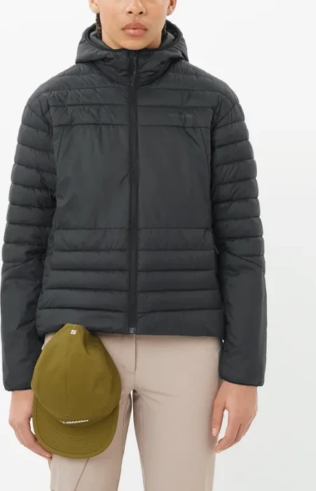 Salomon RFLX Hooded Funktionsjacke deep black (Damen)