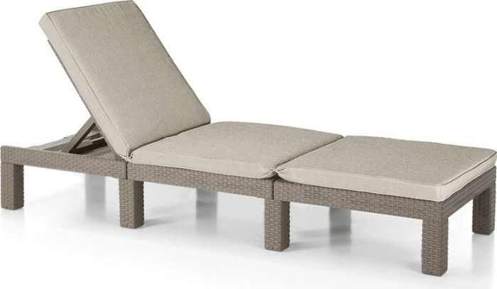 Keter Daytona Deluxe Sonnenliege cappucino
