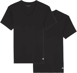 Marc O'Polo Essential V-Neck 2er-Pack T-Shirt kurzarm schwarz (Herren)