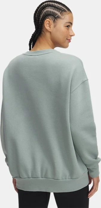 Under Armour Rival Oversize Sweatshirt city khaki light heather/white (Damen)