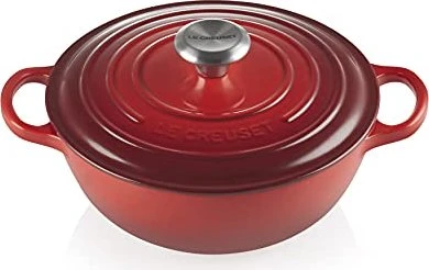 Le Creuset Signature Gusseisen La Marmite Familientopf 24cm 3.1l kirschrot