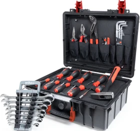 Wiha Basic Set L mechanic Handwerkzeugset inkl. ToughBox, 46-tlg.