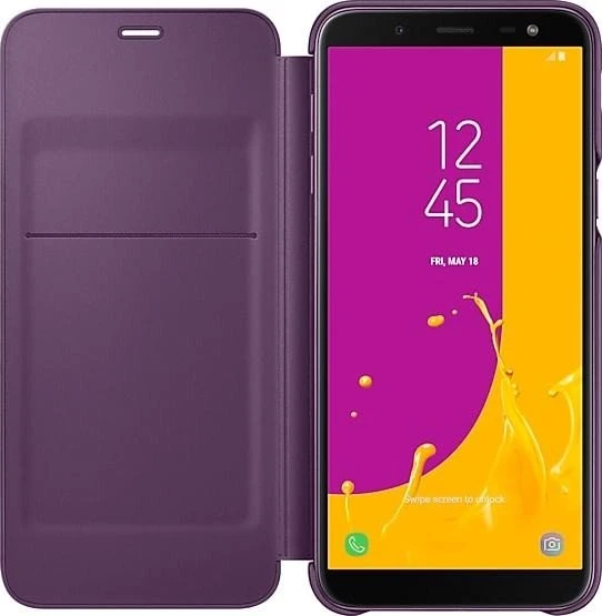 Samsung Wallet Cover für Galaxy J6 (2018) violett