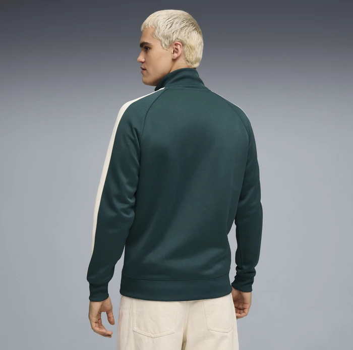 Puma T7 Always On Trainingsjacke green terrain/alpine snow (Herren)