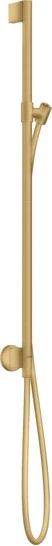 Hansgrohe Axor One Brausestange mit Wandanschluss und Brauseschlauch brushed goldoptik
