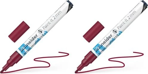 Schneider Paint-It 310 2mm Acrylmarker burgundrot