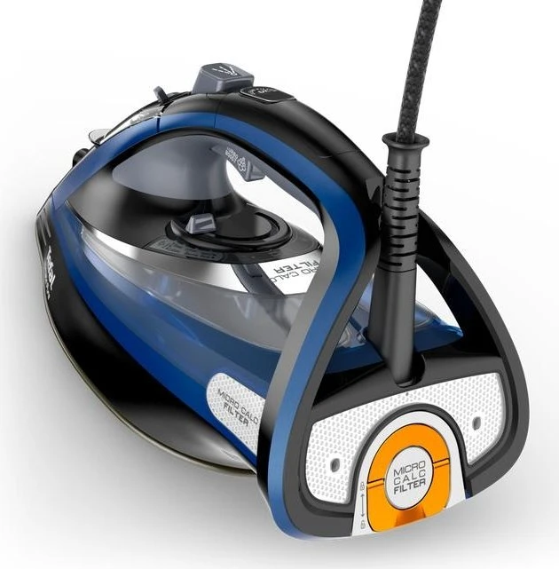 Tefal FV9848 Ultimate Pure Dampfbügeleisen schwarz/blau