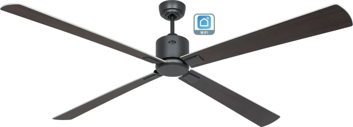 CasaFan Eco Neo III 180 BG-WN/SI WiFi Deckenventilator wenge/silber/basaltgrau