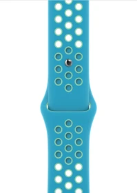 Apple Nike Sportarmband Regular für Apple Watch 44mm Chlorine Blue/Green Glow