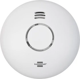 Brennenstuhl Connect WiFi Rauch- und Hitzewarnmelder WRHM01 weiß, Funk-Brandmelder