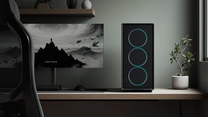 Fractal Design Epoch XL Black TG RGB Light, Glasfenster